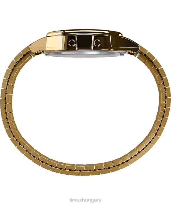 órák | B8NR167 Timex Arany tónus t80 34mm-es rozsdamentes acél tágulási szalagos karóra férfiak