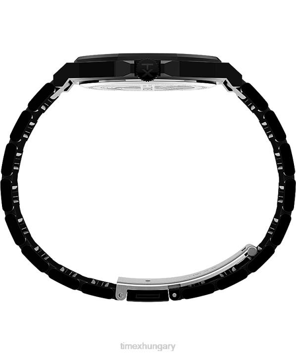 órák | B8NR173 Timex fekete essex avenue vékony 40mm-es rozsdamentes acél karkötős óra férfiak