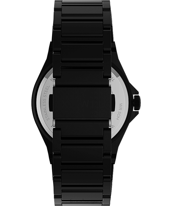 órák | B8NR173 Timex fekete essex avenue vékony 40mm-es rozsdamentes acél karkötős óra férfiak