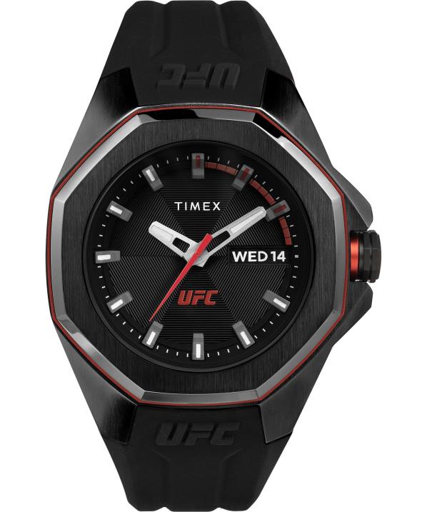 órák | B8NR275 Timex fekete ufc pro 44mm szilikon szíjas óra férfiak