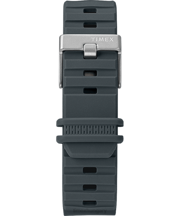 órák | B8NR288 Timex szürke parancs 47 mm-es szilikon szíjas óra férfiak