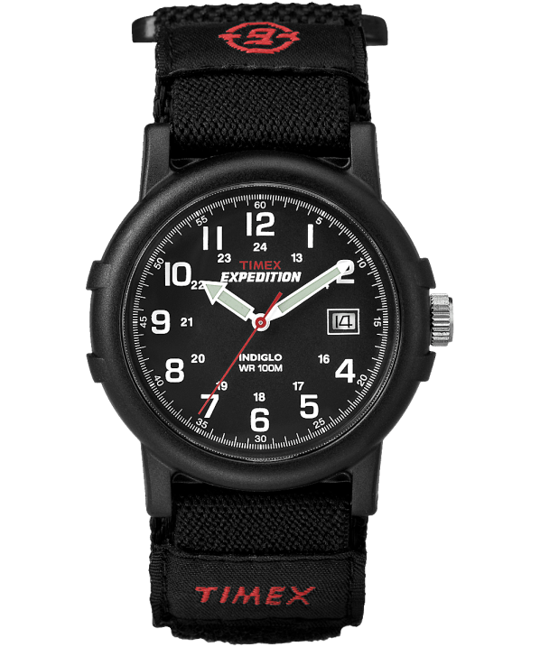 órák | B8NR302 Timex fekete expedition camper 38mm-es szövet gyorscsomagolású óra férfiak
