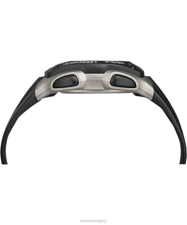 órák | B8NR318 Timex szürke/fekete Ironman classic 30 teljes méretű műgyanta szíjas karóra férfiak