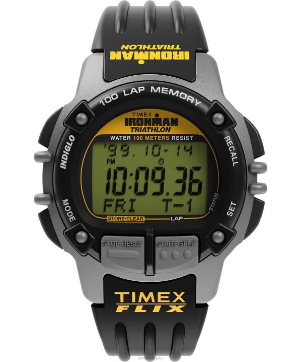 órák | B8NR78 x TIMEX szürke/fekete huckberry ironman flix újrakiadás férfiak