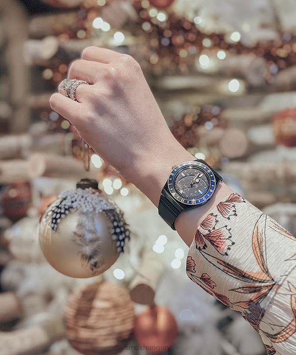 órák | B8NR327 Q Timex kék égi 36 mm-es rozsdamentes acél tágulási szalagos karóra nők