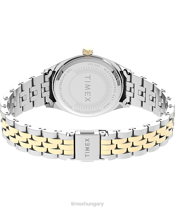 órák | B8NR336 Timex kéttónusú/arany tónusú örökölt baráti 36 mm-es rozsdamentes acél karkötős óra nők