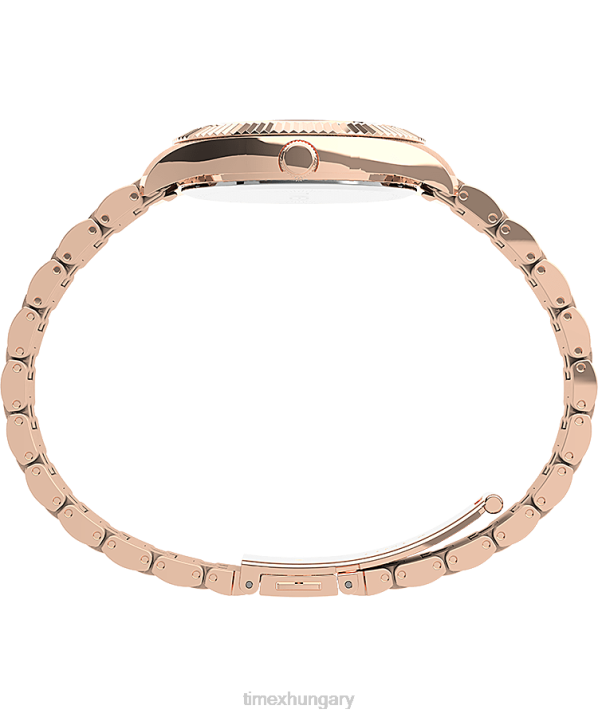 órák | B8NR340 Timex rózsa-arany tónusú/rózsaszín örökölt baráti 36 mm-es rozsdamentes acél karkötős óra nők