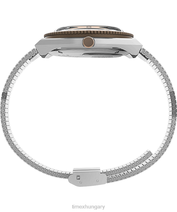 órák | B8NR348 Q Timex rozsdamentes acél/ezüst tónusú 36 mm-es rozsdamentes acél karkötős óra nők