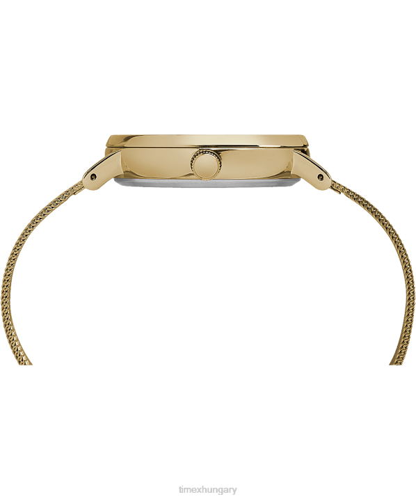 órák | B8NR350 Timex arany tónusú/természetes Fairfield 37 mm-es hálós karóra nők
