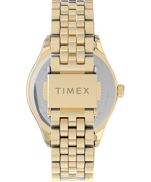 órák | B8NR357 Timex Arany tónus Waterbury hagyományos 34 mm-es rozsdamentes acél karkötő karóra nők
