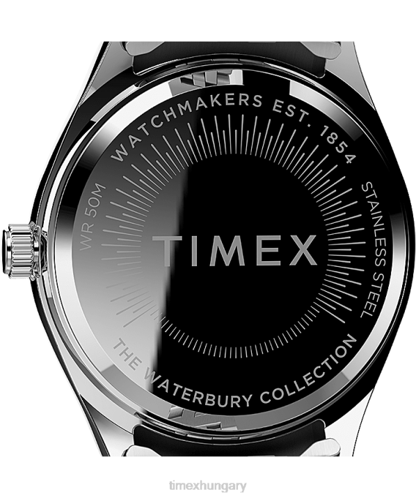 órák | B8NR378 Timex rozsdamentes acél/fehér örökölt baráti 36 mm-es rozsdamentes acél karkötős óra nők