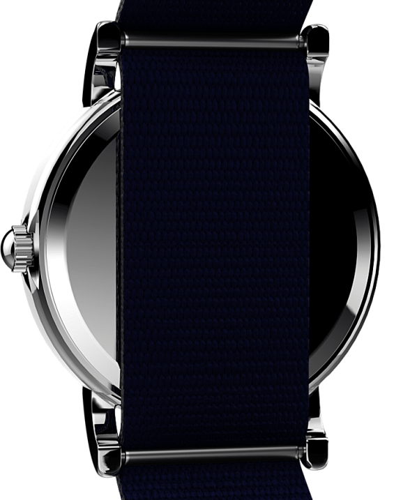 órák | B8NR399 Timex ezüst tónusú/kék/fehér weekender x peanuts virágos 31 mm-es szövetszíjas karóra nők